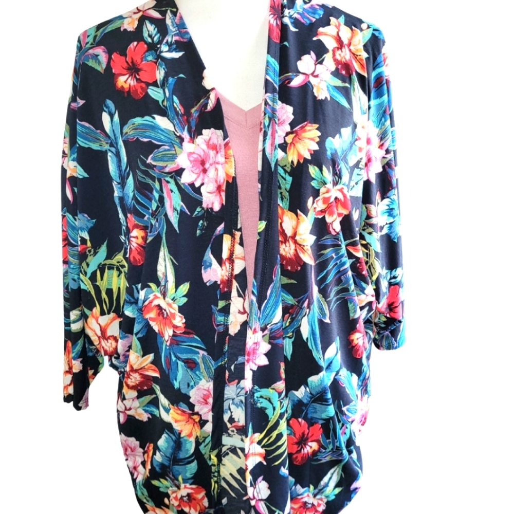 Tropical Floral Kimono